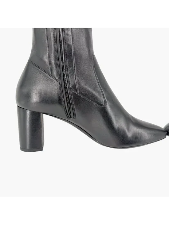 Saint Laurent Loulou YSL Thigh High Over The Knee Boots Black Size 38.5 US 8.5 - Picture 11 of 15